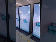 75 inçlik zemin ayağı Tam ekran reklam ekranı 178° Görme açısı 450cd/m2 Parlaklık