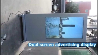 dış mekan çift ekranlı reklam ekranı