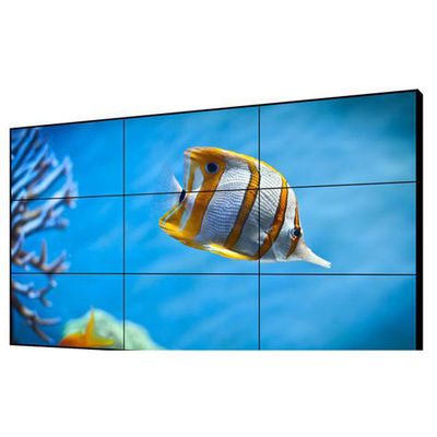 Ultra Dar Kenarlı UHD LCD Splicing Screen 55 Inch 3.5mm İçerideki Video Duvar Ekranı