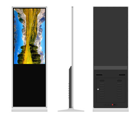 Dikey İç Reklam Oyuncusu 43 Inch HD LCD Dijital İşaret Ekranı