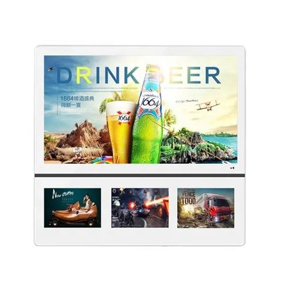 1920x1080 Asansör Ekranı Reklam Çift Ekran 32 Inç LCD Ekran Asansör için
