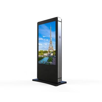 55 inç 4G Dış Reklam Ekranı Su geçirmez Yüksek Parlaklık Video Oyuncusu