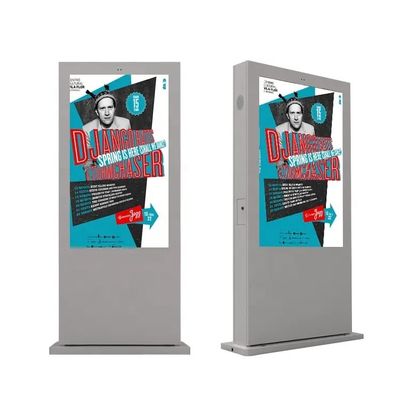 Su geçirmez IP65 Dış Reklam Ekranı Yüksek Parlaklık Oyuncusu 55 Inch
