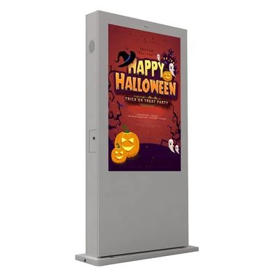 Su geçirmez IP65 Dış Reklam Ekranı Yüksek Parlaklık Oyuncusu 55 Inch
