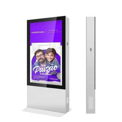 65 Inç Dış Reklam Ekranı Kiosk Yüksek Parlaklık Dijital İşaret