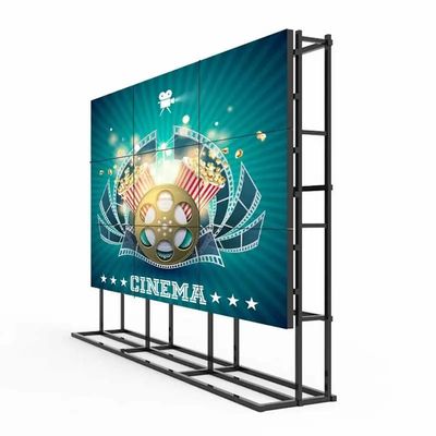 Ticari LCD TV Duvarı 46 Inch 1.8mm Zemin Duracak Reklam Dökme Duvarı