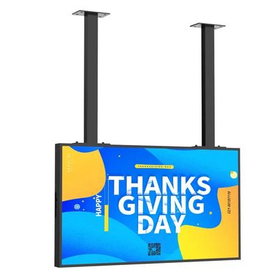 Yüksek Parlaklık 1500 Nit ve Ticari Dijital Tabela İçin ROHS Onaylı Metal LCD Reklam Ekranı