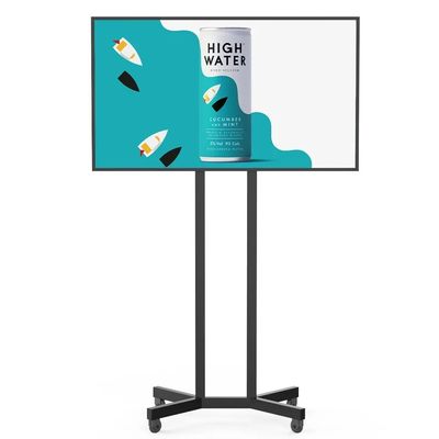 Ticari Dijital Tabela için 1920x1080 çözünürlüğü olan 125W Metal LCD Reklam Ekranı