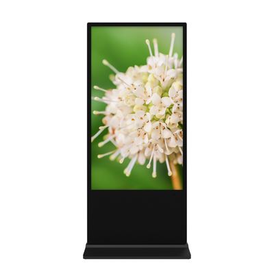 75 inç Dikey Yer Durağan LCD Reklam Ekranı 4K çözünürlüğü ve Android işletim sistemi