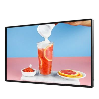 1920 x 1080 Çözünürlüklü ve IP55 IP65 Korumalı 98 İnç Duvara Monte LCD Reklam Ekranı