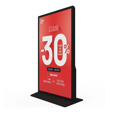 Dijital Tek başına Reklam Ekranı 4K LCD 100 Inç Dokunmatik Ekran Monitörü