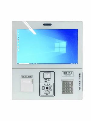 21.5 İnç Kapasitif Dokunmatik Ekranlı Self Servis Kiosk, Hastane Kayıt ve Ödeme İçin QR Kod Okuyuculu