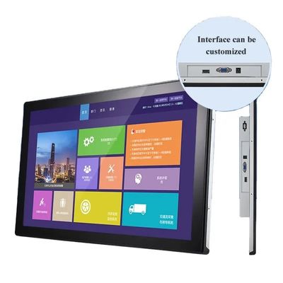 27 Inç Kapasitatif Dokunmatik Ekran Panel Monitör Su geçirmez IP65 Ön