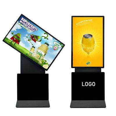 Kızılötesi dokunmatik ekran dijital kiosk 43 inç 360 derece reklam için döner