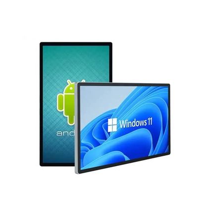 Endüstriyel Kapasitif Dokunmatik Ekran Ekranı LED LCD Ekranı Yüksek Parlaklık 43 Inch