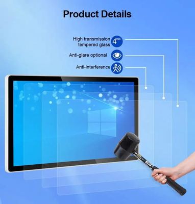 Kapasitif 15.6 Inç Dokunmatik Ekran Monitörü Endüstriyel 1920x1080 çözünürlüğü