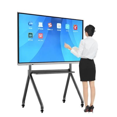 86 Inch Interactive Flat Panel with Built-in Speaker and 1920x1080 Resolution Digital Interactive Whiteboard (Geliştirilmiş hoparlör ve 1920x1080 çözünürlüğü olan dijital etkileşimli beyaz levha)
