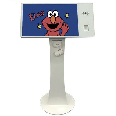 22 inç tek başına dokunmatik ekran QR kodu tarayıcı ile özelleştirilmiş kendi kendine hizmet veren kiosk