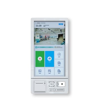 Kapasitif dokunmatik ekranlı kendi kendine hizmet Kiosk 24 Inch Tıbbi Kontrol Kiosk