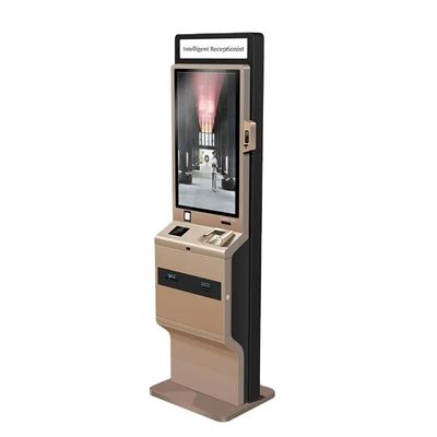 LED Işık Kutusu ve Termal Yazıcı ile 90W Dokunmatik Ekran Öz Servis Kiosku