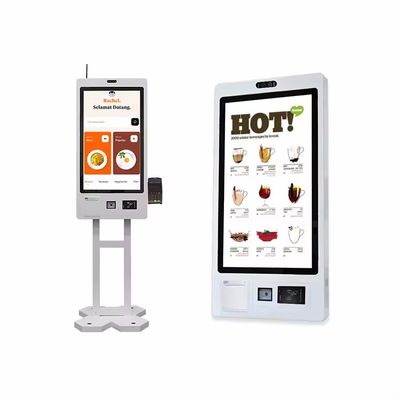 Özelleştirilebilir yazılım ve düşük bakımlı etkileşimli kiosk sistemi ile 22 inçlik dokunmatik ekranlı kendi kendine hizmet kiosk
