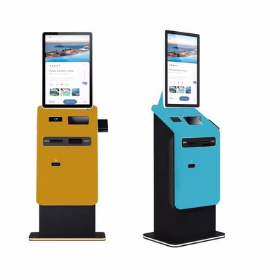 1920 X 1080 Çözünürlüklü ve Geniş Sıcaklık Aralığı (-10°C~60°C) Olan, Birden Fazla Girişe (HDMI, VGA, USB) Sahip Self Servis Ödeme Kiosk Dokunmatik Ekran Monitörü