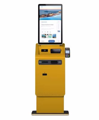 1920 X 1080 Çözünürlüklü ve Geniş Sıcaklık Aralığı (-10°C~60°C) Olan, Birden Fazla Girişe (HDMI, VGA, USB) Sahip Self Servis Ödeme Kiosk Dokunmatik Ekran Monitörü