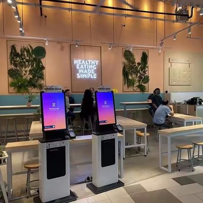 Hesaplama Ödeme Kiosku Dokunmatik Ekran Monitörü Ekranı Otel Hastanesi