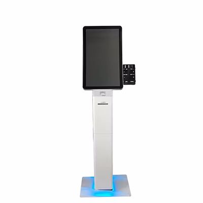Dokunmatik Ekranlı Dijital Kiosk, makbuz yazıcısı ve QR Kod tarayıcısı ile mini pos