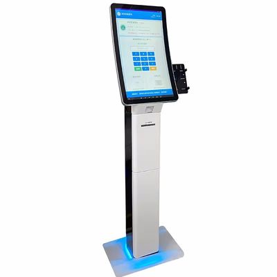 Yüksek çözünürlüklü ekran dokunmatik monitör kiosk POS makinesi ve termal yazıcı ile