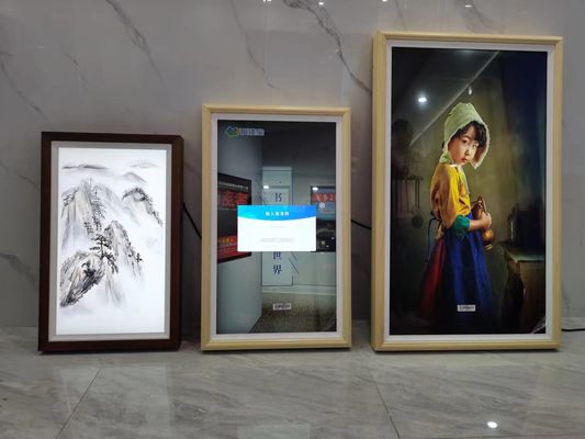 55 inç LCD Reklam Ekranı 450cd/m2 Parlaklık ve Ticari Dijital İşaret için 3000:1 Kontrast oranı