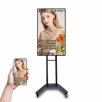 Canlı Yayın LCD Reklam Ekranı HDMI/VGA/Girişler Kablosuz Paylaşma Ekranı