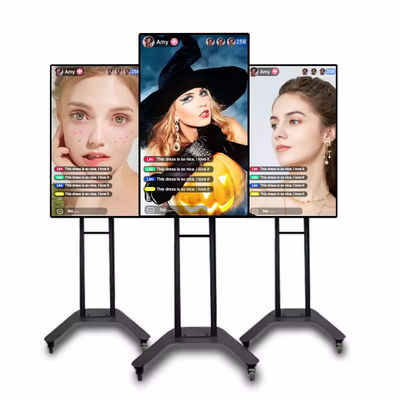 Canlı Yayın LCD Reklam Ekranı HDMI/VGA/Girişler Kablosuz Paylaşma Ekranı