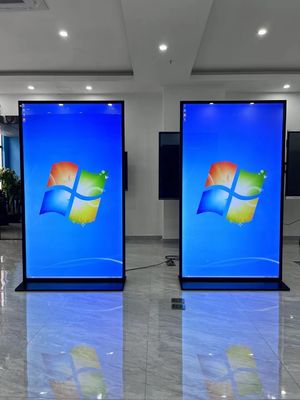 75 inçlik zemin ayağı Tam ekran reklam ekranı 178° Görme açısı 450cd/m2 Parlaklık