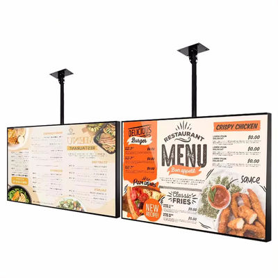 Yüksek Parlaklık Reklam Ekranı Mağaza Pencere Monitörü Restoran Dijital Tabela