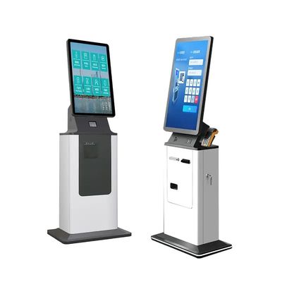 Motorlu Kart dağıtıcısı ve düşük bakım tasarımı ile özelleştirilebilir dokunmatik ekranlı kendi kendine hizmet veren kiosk