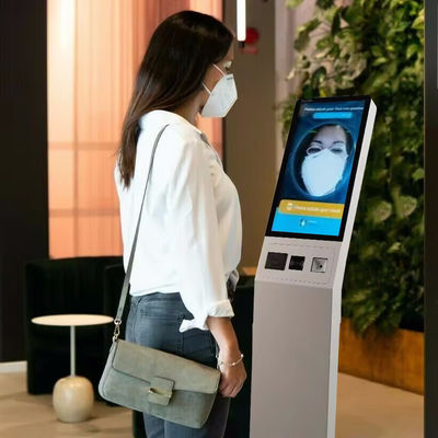 Wi-Fi/Bluetooth Bağlantısı 128GB SSD'li Self Checkin Kiosk ve Kesintisiz Kendine Hizmet için Özel Renk