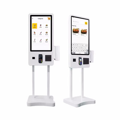 Güvenli işlemler için 0.63 mm piksel ve 178° bakış açısı ile yüksek güvenlikli kendiliğinden sipariş verme kiosku