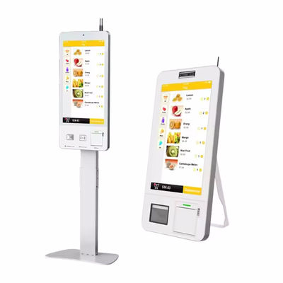 Nakit Alıcı Duvar Montajı Ve Masaüstü POS Sistemiyle Kendinden Sipariş Kiosku