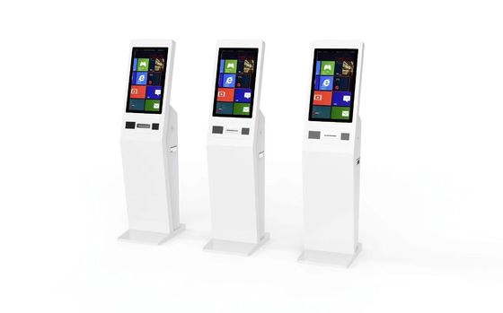 Çoklu Ödeme Seçenekleri ile Kendine Hizmet POS Sistemi Barkod Tarayıcısı ve LED Işıklar Dokunmatik Ekran Kiosk