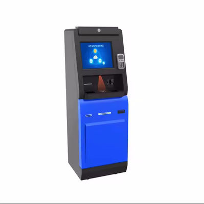 LED ışıkları ve barkod tarayıcıları olan Self Service Check In Kiosk
