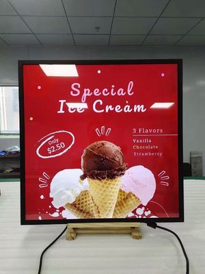 33.2 inç LCD Reklam Ekranı Kare ekran için Metal Yapı oranı1:1