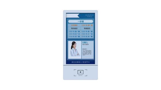 Android 24 Inch Self Service Dokunmatik Ekran Kiosk Barkod Tarayıcı ile Giriş