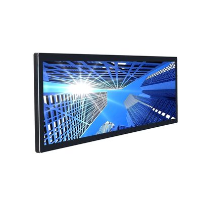 Çizgi dokunmatik ekran 3840 X 1080 çözünürlüğü ve özelleştirilmiş parlaklık için HDMI, VGA, USB Girişleri ile ekran