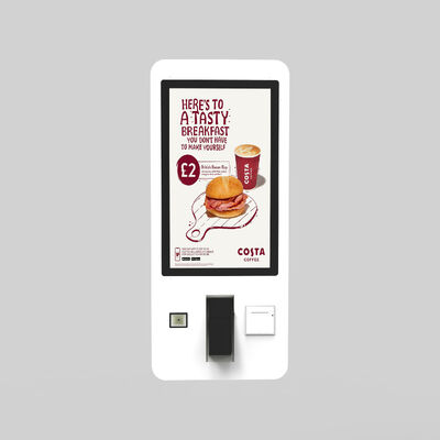 32 İnç LCD Ekran Duvara Monte Self Servis Kiosk 3 Yıl Garanti ile Hızlı Servis ve Perakende İçin