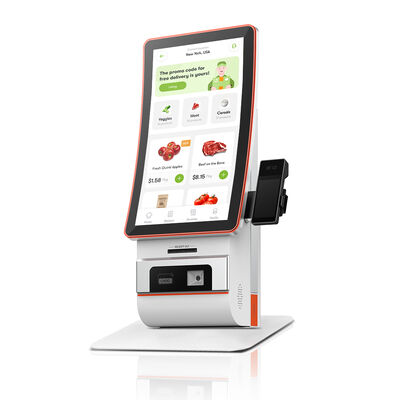 23.6" Vertical Screen Self Checkin Kiosk with 1920x1080 Resolution and Multi-OS Optional Software