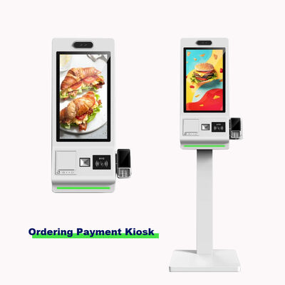 21.5/23.8/32 Inch Floor Standing Self Ordering Kiosk with SDK Android/Windows OS Touch Screen Payment Kiosk for Supermarket