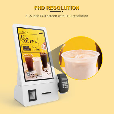 Android İşletim Sistemli, Metal Kasalı, Ayaklı Dokunmatik Ekranlı Self-Service Kiosk (1920X1080 Çözünürlük)