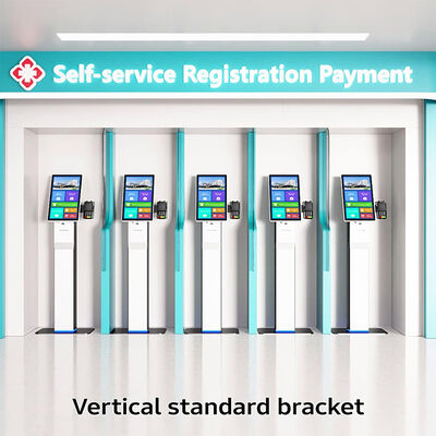 Fast Food Self Checkin Kiosk, Restoranlar için kapasitif dokunmatik 10 nokta ekranı 1920X1080 çözünürlüğü ve yüz tanıma ile