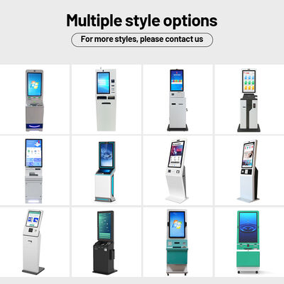 1920X1080 çözünürlüklü kapasitif dokunmatik 10 noktalık ekran ve Intel Core I5 işlemcisi ile Self Checkin Kiosk